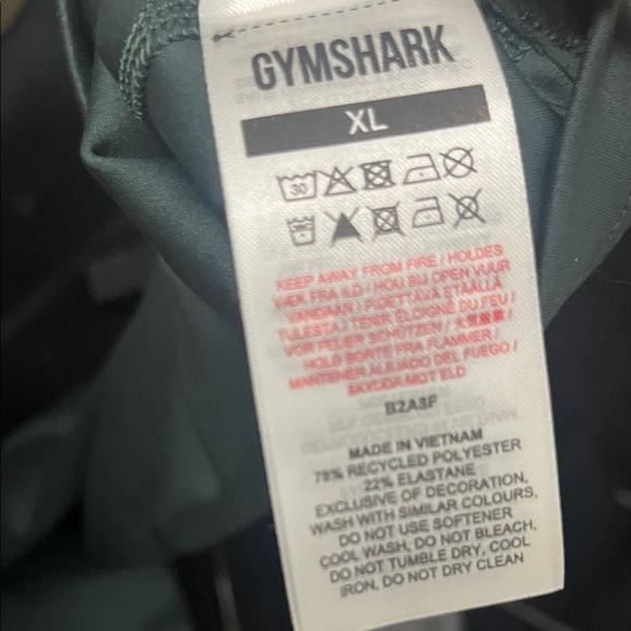 Gymshark Dark Green Leggings - Picture 5 of 5